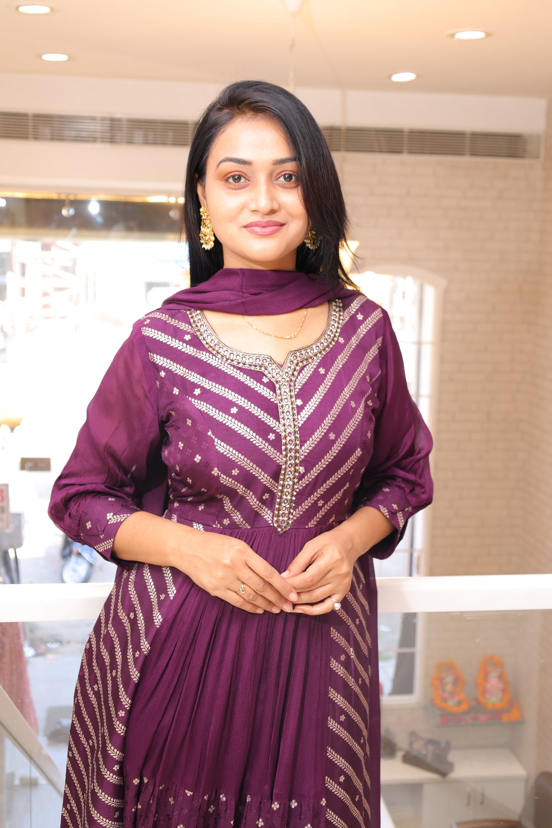 Party Wear Georgette Gown