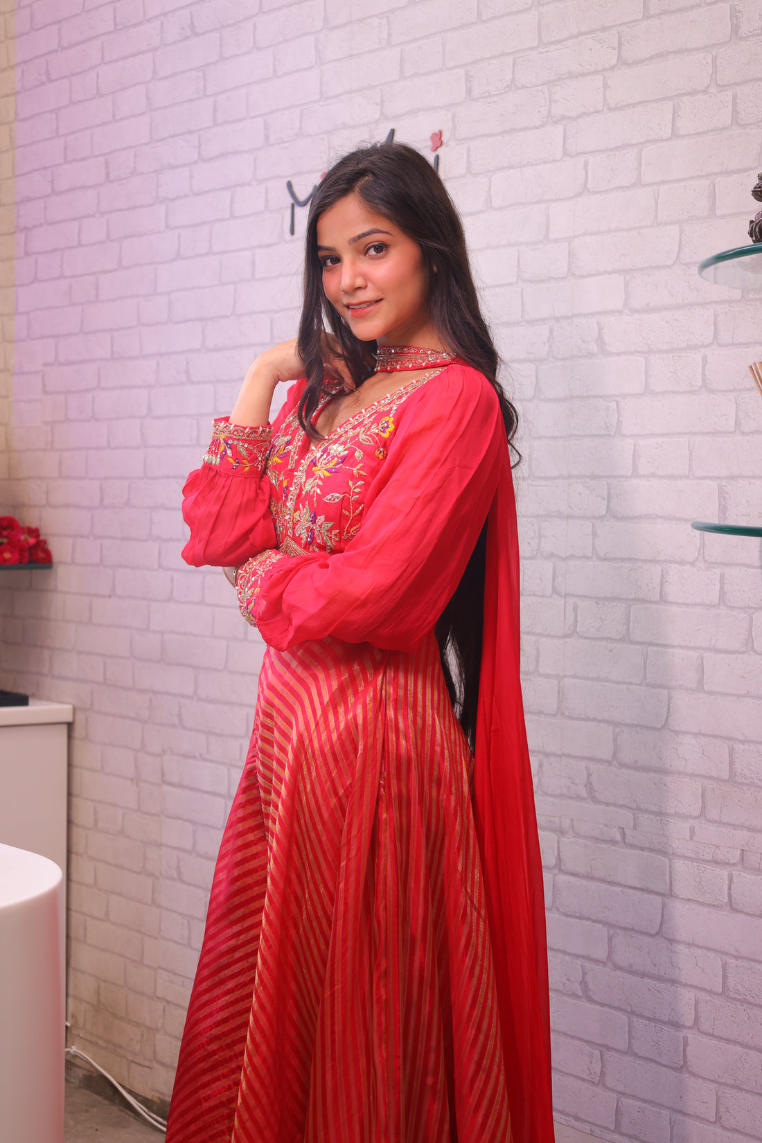 Three-Piece Indo-Western Dress