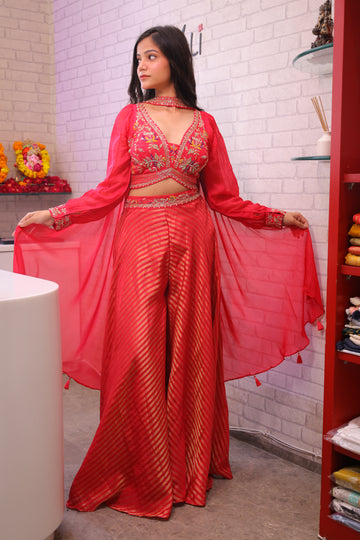 Three-Piece Indo-Western Dress